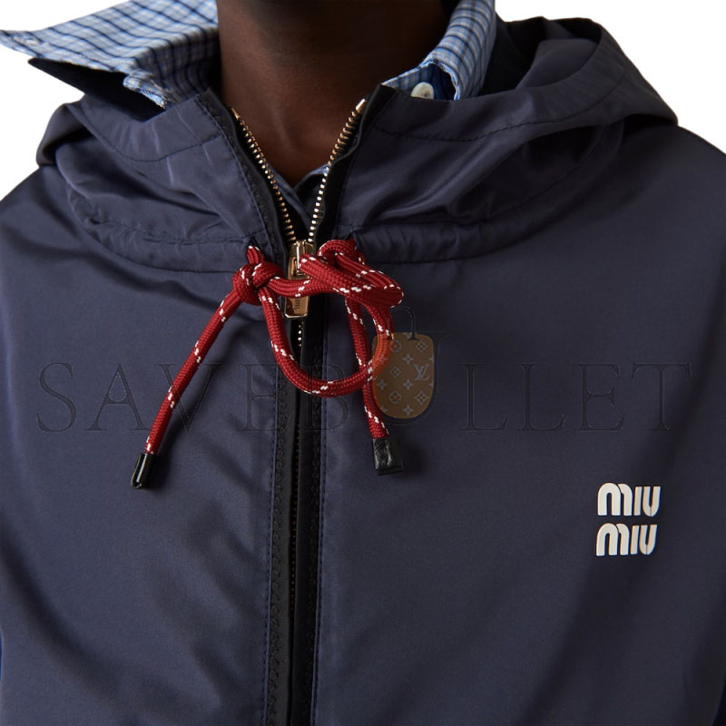 MIU MIU TECHNICAL FABRIC BLOUSON JACKET ML1054